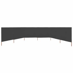 Paravent 6 panneaux Tissu 800 x 160 cm Anthracite 538350538350