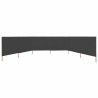 Paravent 6 panneaux Tissu 800 x 160 cm Anthracite 538350538350