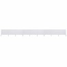 Paravent 9 panneaux Tissu 1200 x 80 cm Blanc sable 538351538351