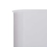 Paravent 9 panneaux Tissu 1200 x 80 cm Blanc sable 538351538351