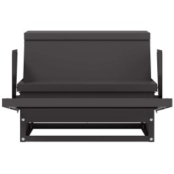 Nourrisseur à pédale pour poules Noir 50 x 40 x 29 cm 538354538354