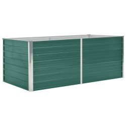 Jardinière 160 x 80 x 45 cm Acier galvanisé Vert 538356538356