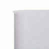 Paravent 9 panneaux Tissu 1200 x 120 cm Blanc sable 538360538360