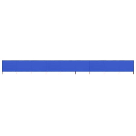 Paravent 9 panneaux Tissu 1200 x 80 cm Bleu azuré 538361538361