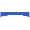 Paravent 9 panneaux Tissu 1200 x 80 cm Bleu azuré 538361538361