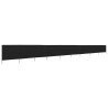 Paravent 9 panneaux Tissu 1200 x 80 cm Noir 538362538362