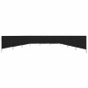 Paravent 9 panneaux Tissu 1200 x 80 cm Noir 538362538362
