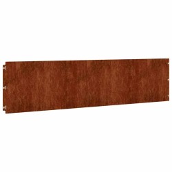 Bordures de pelouse 10 pcs 25x103 cm acier corten flexible 538363538363