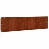 Bordures de pelouse 10 pcs 25x103 cm acier corten flexible 538363538363