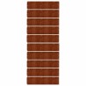 Bordures de pelouse 10 pcs 25x103 cm acier corten flexible 538363538363