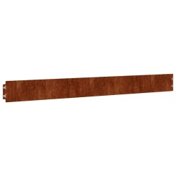 Bordures de pelouse 50 pcs 10x103 cm acier corten flexible 538364538364