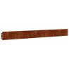 Bordures de pelouse 50 pcs 10x103 cm acier corten flexible 538364538364