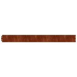 Bordures de pelouse 50 pcs 10x103 cm acier corten flexible 538364538364