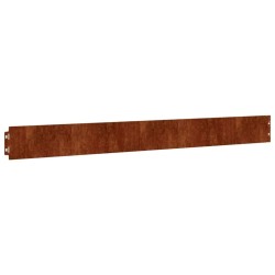 Bordures de pelouse 50 pcs 10x103 cm acier corten flexible 538364538364