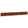 Bordures de pelouse 50 pcs 10x103 cm acier corten flexible 538364538364