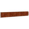 Bordures de pelouse 10 pcs 15x103 cm acier corten flexible 538365538365
