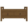 Banc d'entrée Marron miel 80x40x43 cm Bois de pin massif 538366538366