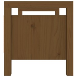 Banc d'entrée Marron miel 80x40x43 cm Bois de pin massif 538366538366