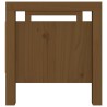 Banc d'entrée Marron miel 80x40x43 cm Bois de pin massif 538366538366