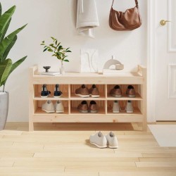 Banc d'entrée 110x40x60 cm Bois de pin massif 538367538367