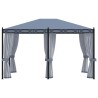 Tonnelle avec moustiquaire 3x4 m Anthracite Acier 538368538368