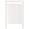 Banc d'entrée Blanc 110x40x60 cm Bois de pin massif 538369538369