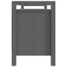 Banc d'entrée Gris 110x40x60 cm Bois de pin massif 538371538371
