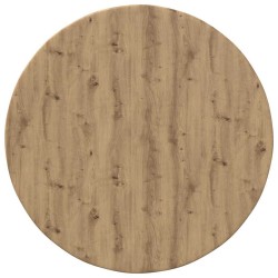 Plateau de table chêne artisanal Ø 50 x 1,5 cm 538372538372