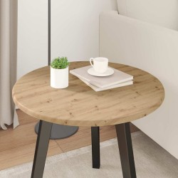 Plateau de table chêne artisanal Ø 50 x 1,5 cm 538372538372