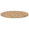 Plateau de table chêne artisanal Ø 50 x 1,5 cm 538372538372