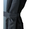Tonnelle avec rideau 300x300 cm Anthracite Aluminium 538373538373