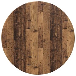Plateau de table Bois ancien Ø 50 x 1,5 cm Bois d'ingénierie 538374538374