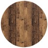 Plateau de table Bois ancien Ø 50 x 1,5 cm Bois d'ingénierie 538374538374
