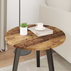Plateau de table Bois ancien Ø 50 x 1,5 cm Bois d'ingénierie 538374538374