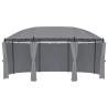 Tonnelle avec rideaux 520x349x255 cm Anthracite 538375538375