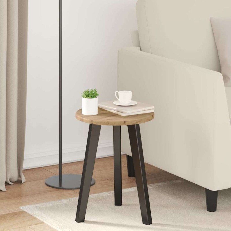 Plateau de table chêne artisanal Ø 30 x 1,5 cm 538377538377