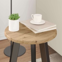 Plateau de table chêne artisanal Ø 30 x 1,5 cm 538377538377