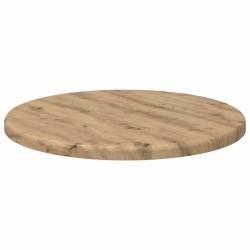Plateau de table chêne artisanal Ø 30 x 1,5 cm 538377538377