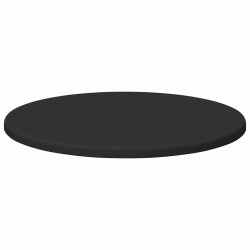 Plateau de table Noir Ø 40 x 1,5 cm Bois d'ingénierie 538379538379