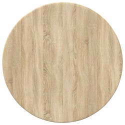 Plateau de table Chêne sonoma Ø 40 x 1,5 cm Bois d'ingénierie 538380538380