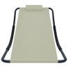 Lit de jardin Crème 200x90 cm Acier 538381538381