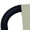 Lit de jardin Crème 200x90 cm Acier 538381538381