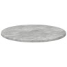 Plateau de table Gris béton Ø 40 x 1,5 cm Bois d'ingénierie 538382538382