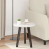Plateau de table Blanc brillant Ø 40 x 1,5 cm Bois d'ingénierie 538383538383