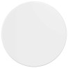 Plateau de table Blanc brillant Ø 40 x 1,5 cm Bois d'ingénierie 538383538383