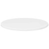 Plateau de table Blanc brillant Ø 40 x 1,5 cm Bois d'ingénierie 538383538383