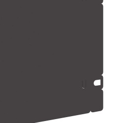 Bordures de pelouse 20 pcs Noir 103 x 0,05 x 22 cm Acier 538385538385