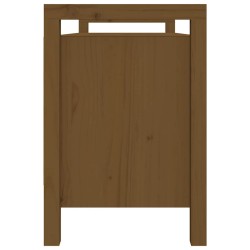 Banc d'entrée Marron miel 110x40x60 cm Bois de pin massif 538386538386