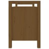 Banc d'entrée Marron miel 110x40x60 cm Bois de pin massif 538386538386