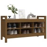 Banc d'entrée Marron miel 110x40x60 cm Bois de pin massif 538386538386